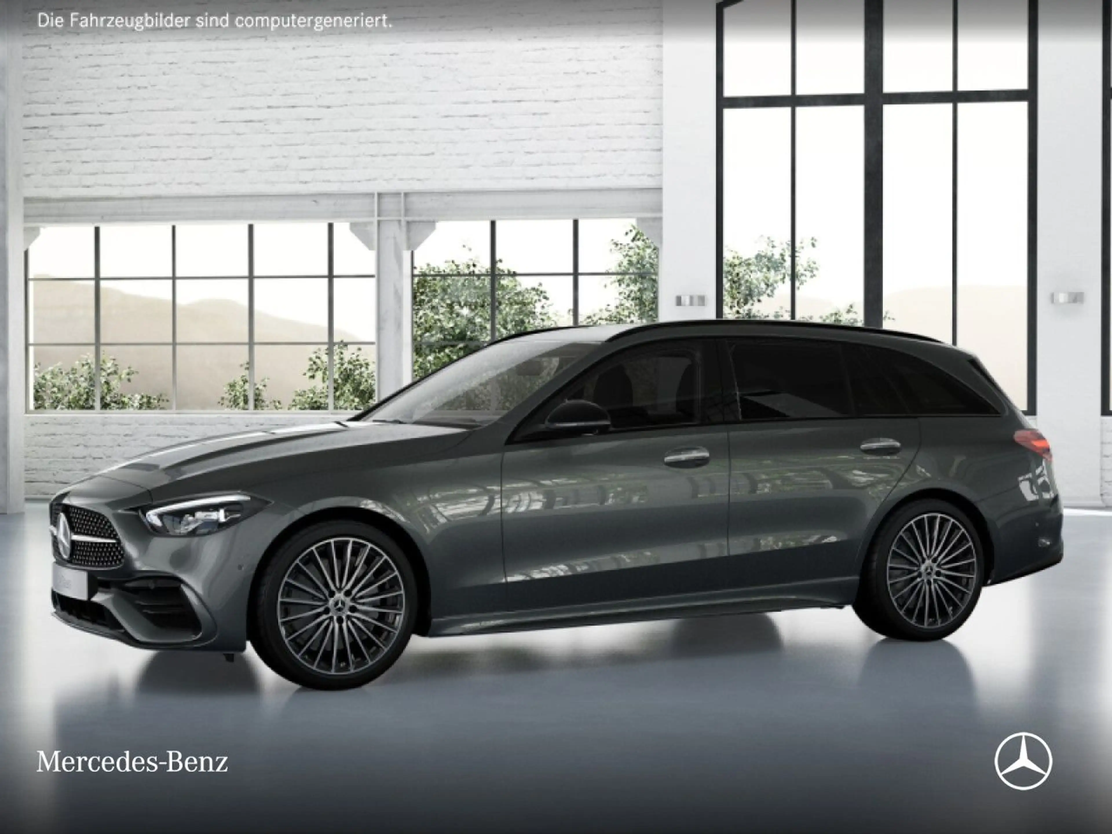 Mercedes-Benz C 220 d T AMG+NIGHT+360+AHK+LED+19"+TOTW+KEYLESS — photo 3