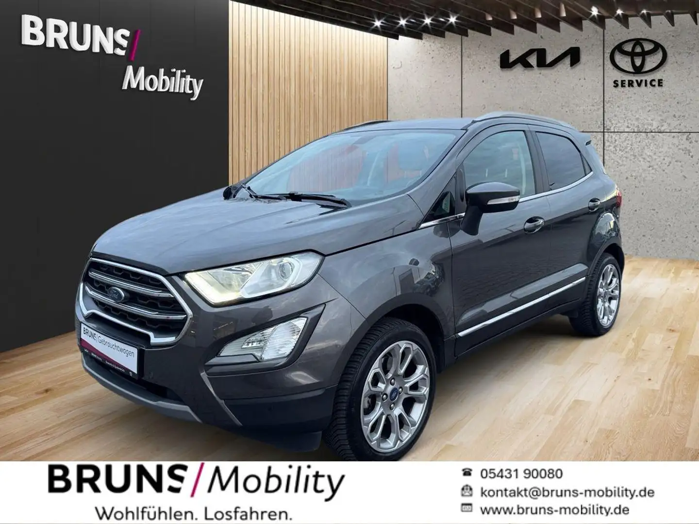 Ford EcoSport Titanium 1.0 EcoBoost Gris - 1