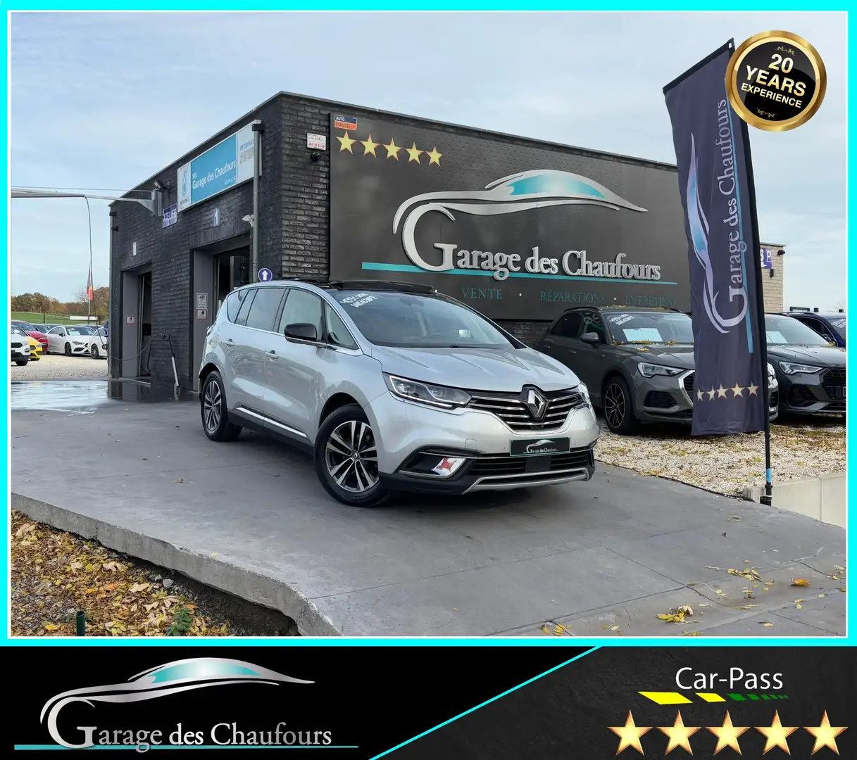 Renault Espace 2.0 Blue dCi Intens - ! 7 Places ! - 1er Prop. Zilver - 1