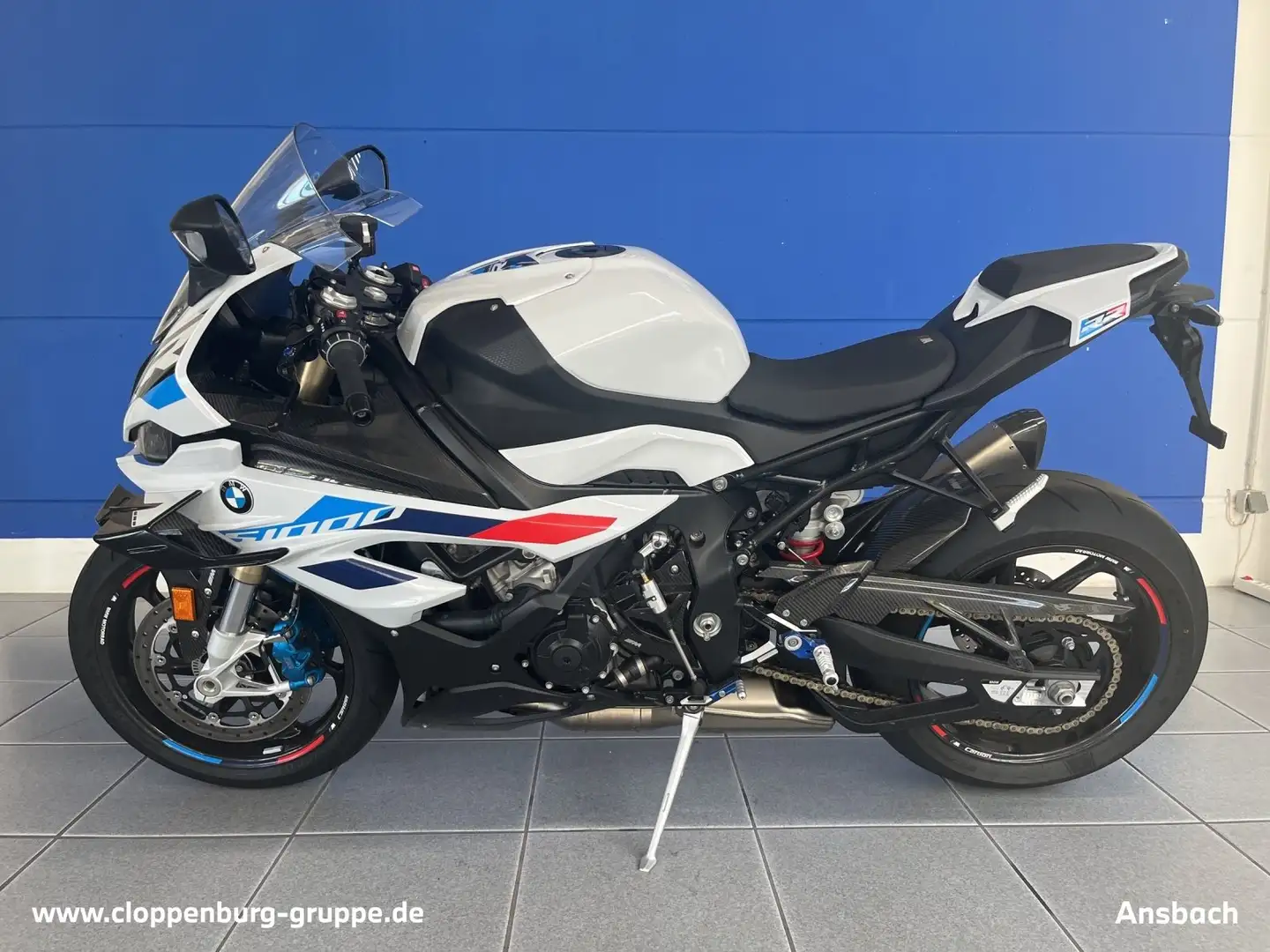 BMW S 1000 RR Temp+SPs+ABS+E-Start+Scheibe+AA Blanc - 2
