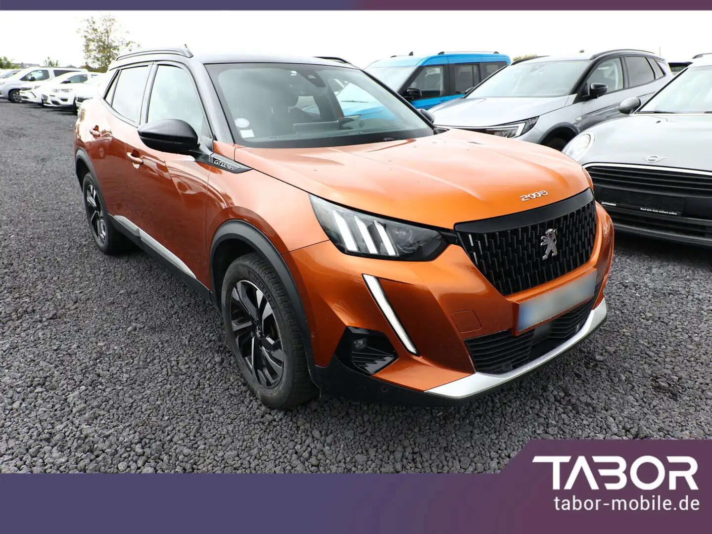 Peugeot 2008 1.2 PureTech 130 Allure LED Nav ACC KeyLess Orange - 2