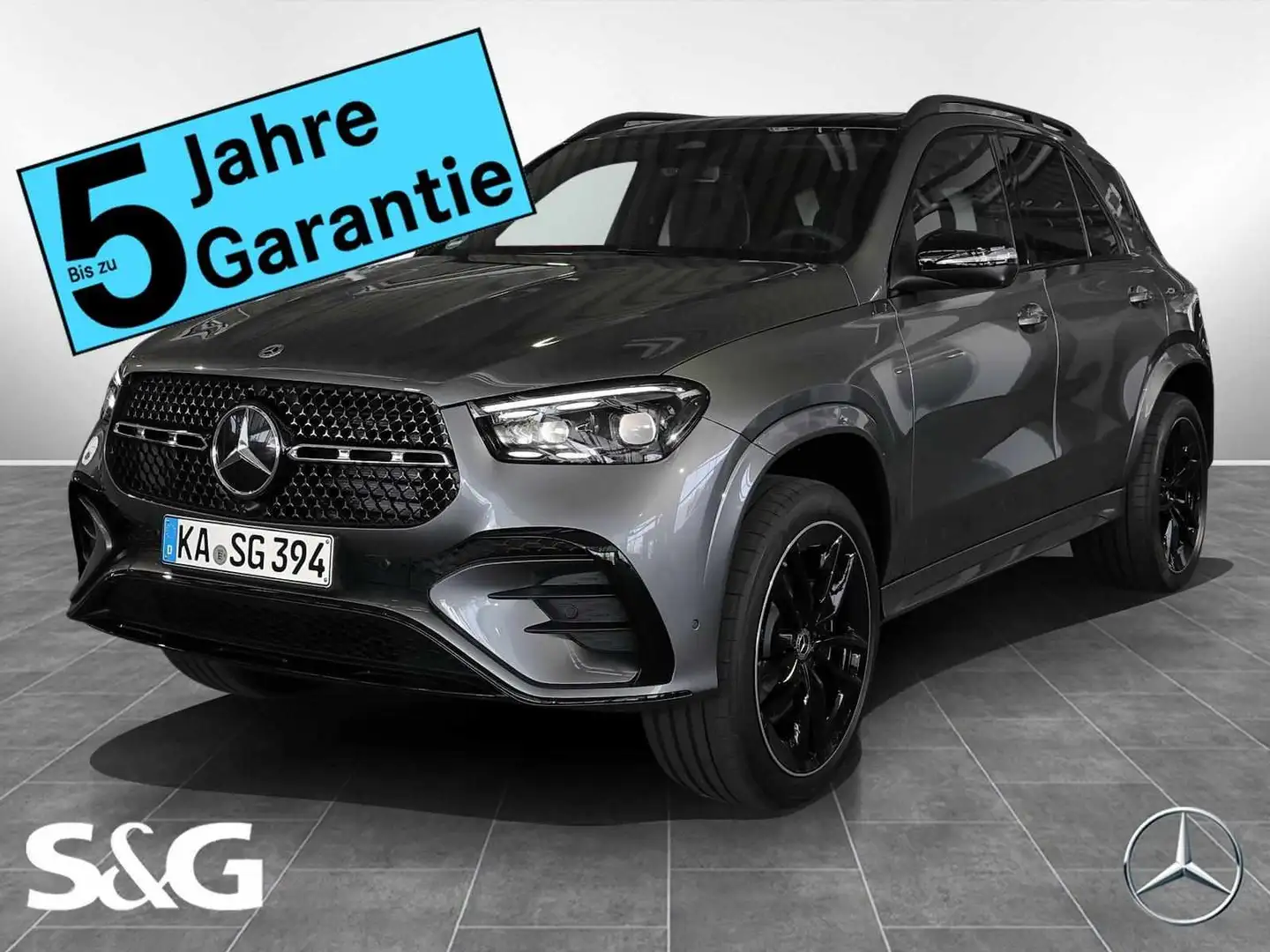 Mercedes-Benz GLE 450 d 4M AMG Distr+360°+M-LED+AHK+Distro+HUD Grau - 1
