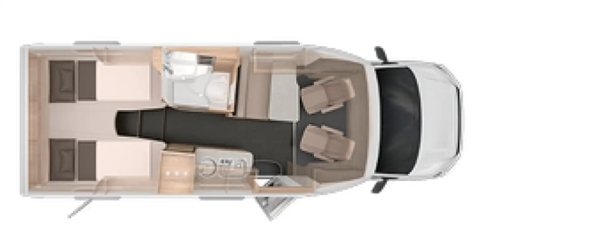 Knaus Van TI Plus 650 MEG Platinum Selection Allrad An Grijs - 2