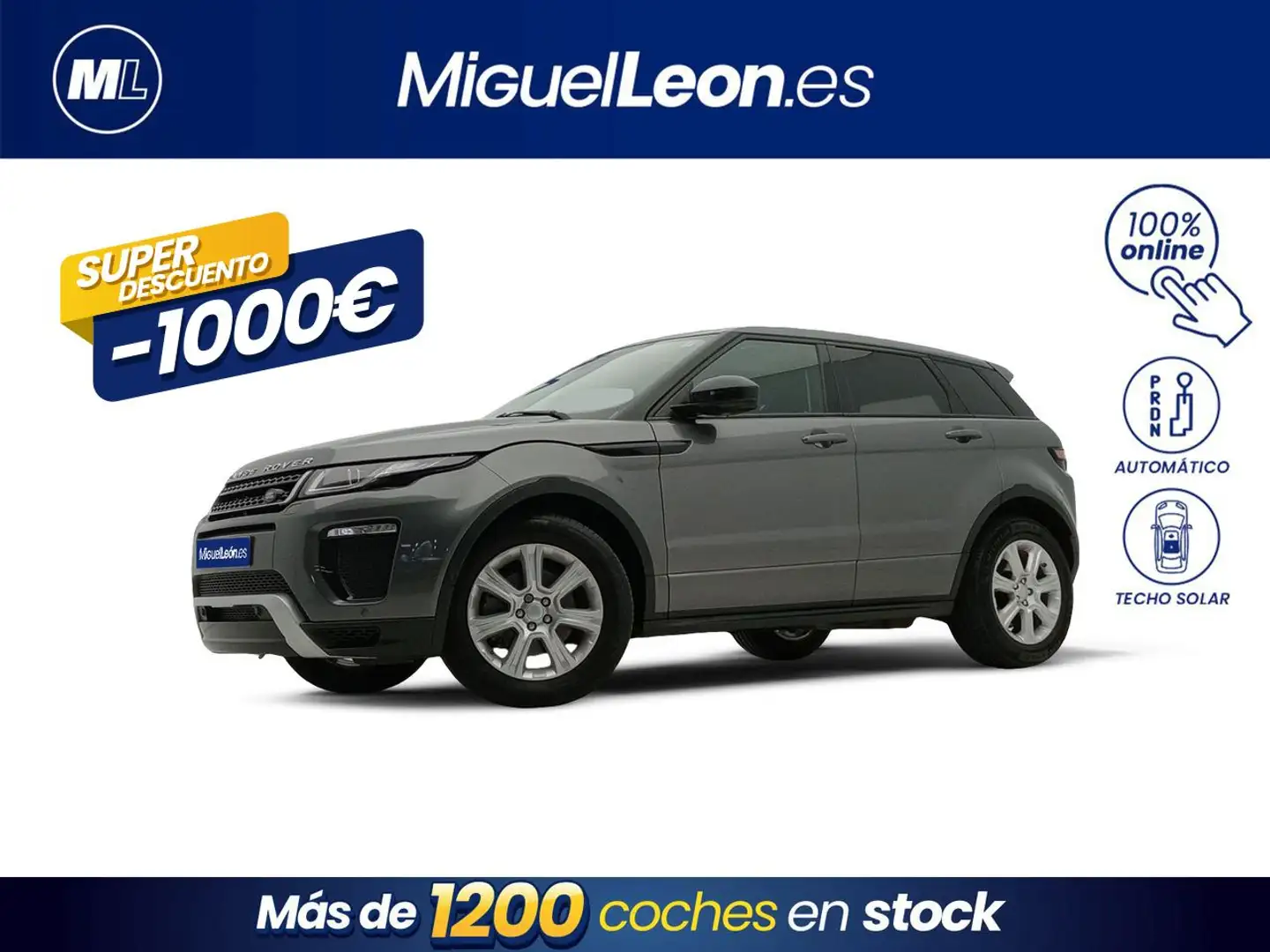 Land Rover Range Rover Evoque 2.0L TD4 110kW 110kW 4x4 SE Auto. Gris - 1
