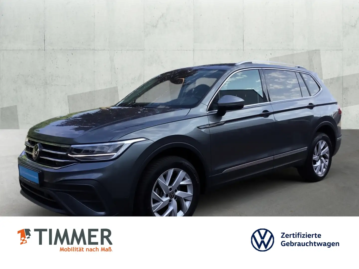 Volkswagen Tiguan Allspace 2.0 TDI LIFE *LED *AHK *RKAM *ACC *NAVI *SHZ *DAB Grijs - 1
