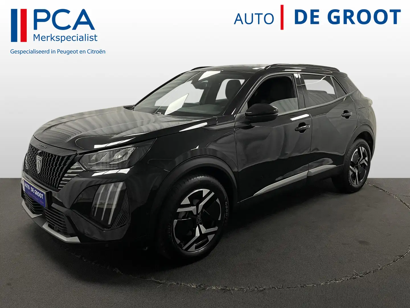 Peugeot 2008 ALLURE Autom.130pk Carplay navi | 3D Dash | Camera Zwart - 1