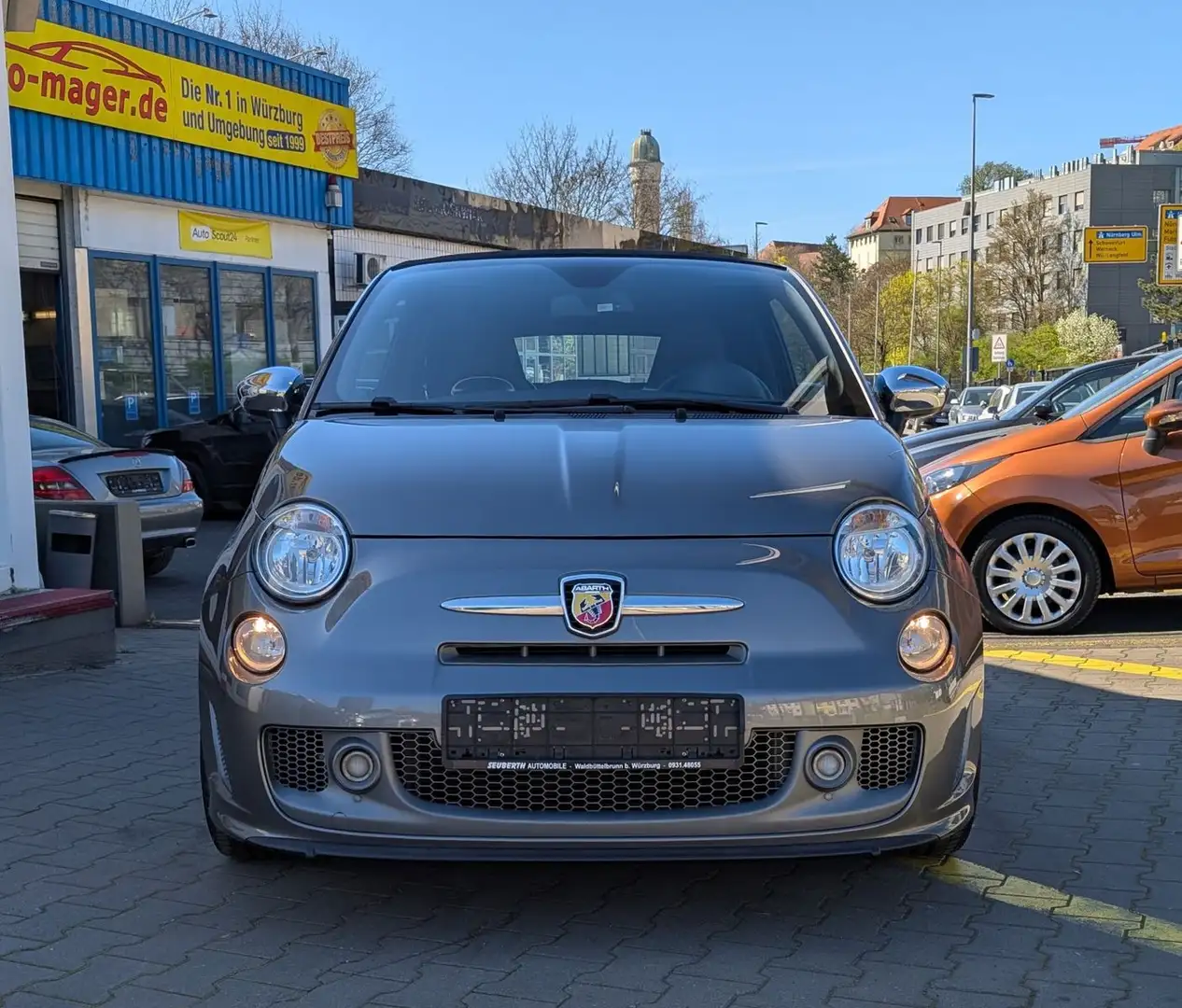 Abarth 595 Competizione Cabrio*1.Hand*Automatik*TOP Gris - 2
