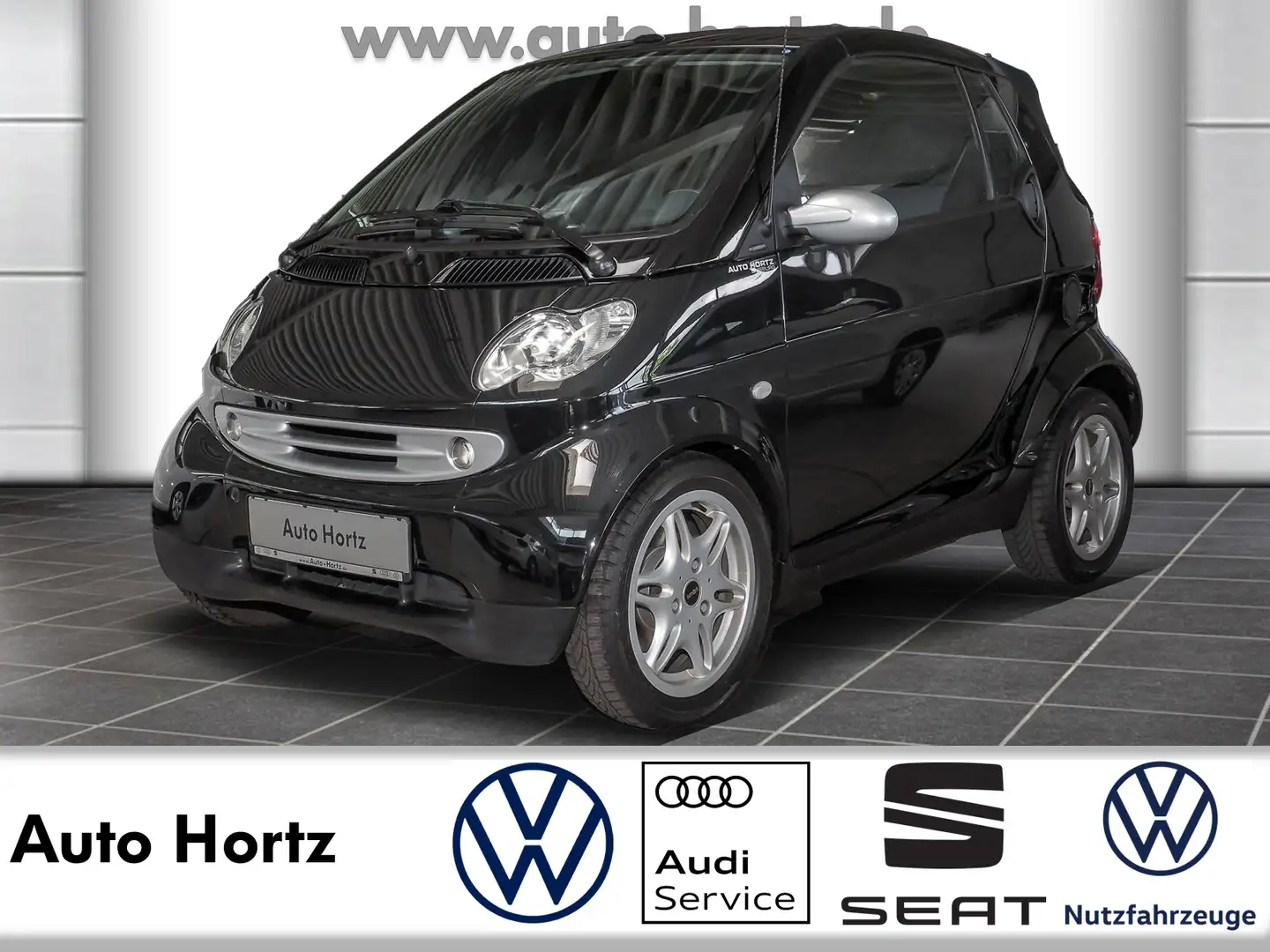 smart For Two Cabrio Passion mit Leder Černá - 1