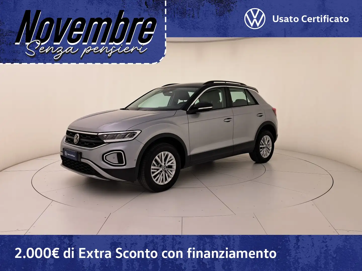 Volkswagen T-Roc 2.0 tdi life 115cv Grigio - 1