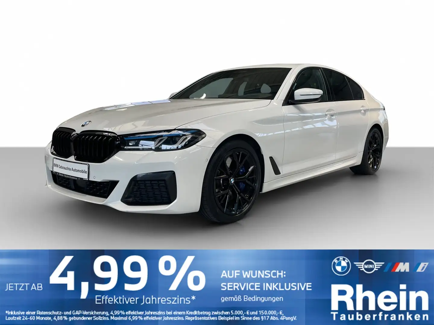 BMW 540 d xDrive Lim. M Sport Standheiz*Laser*HUD Blanc - 1