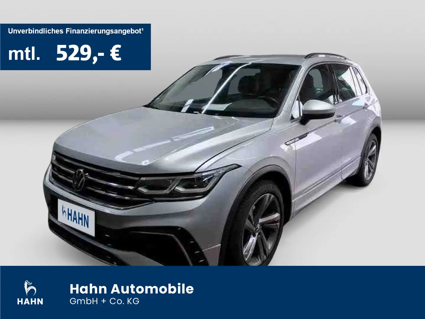 Volkswagen Tiguan 2.0TDI DSG R-Line AHK Cam Navi-Vor.Matrix Silber - 1