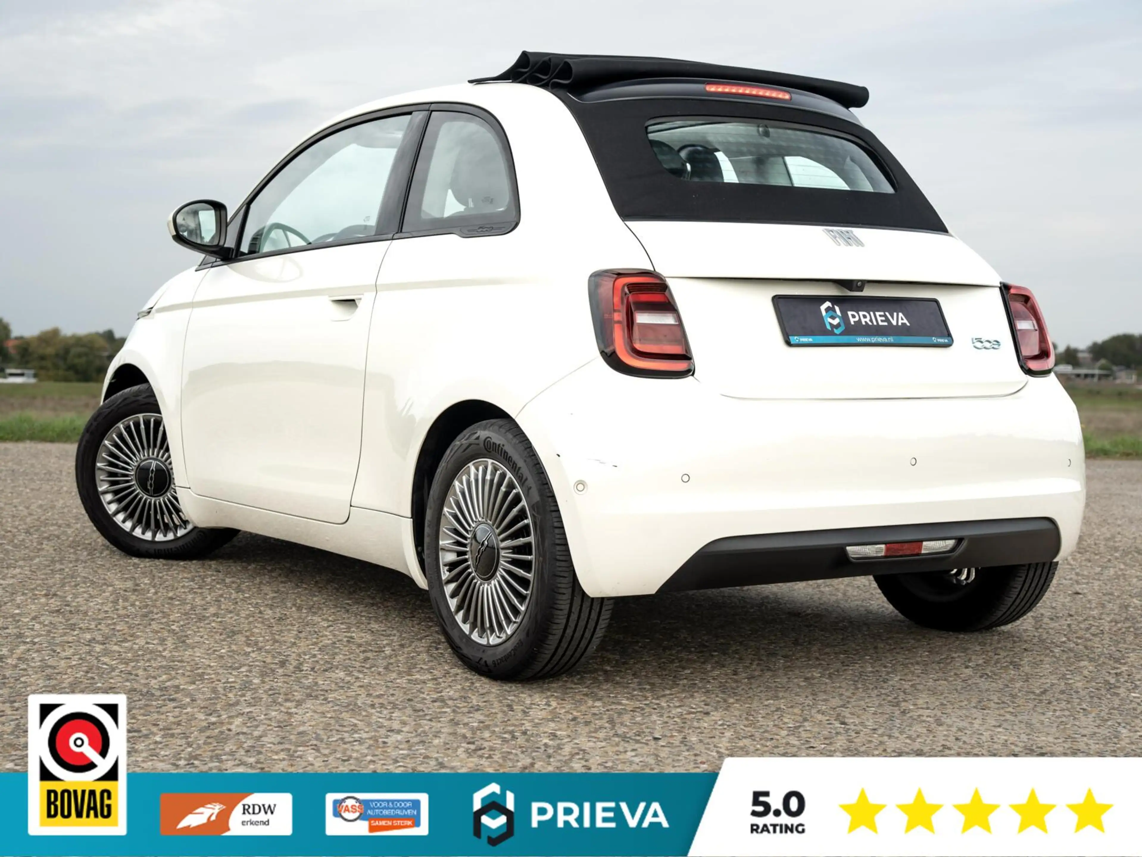 Fiat 500e Cabrio 42 kWh | 118 PK | CarPlay | Navigatie | LED — photo 48
