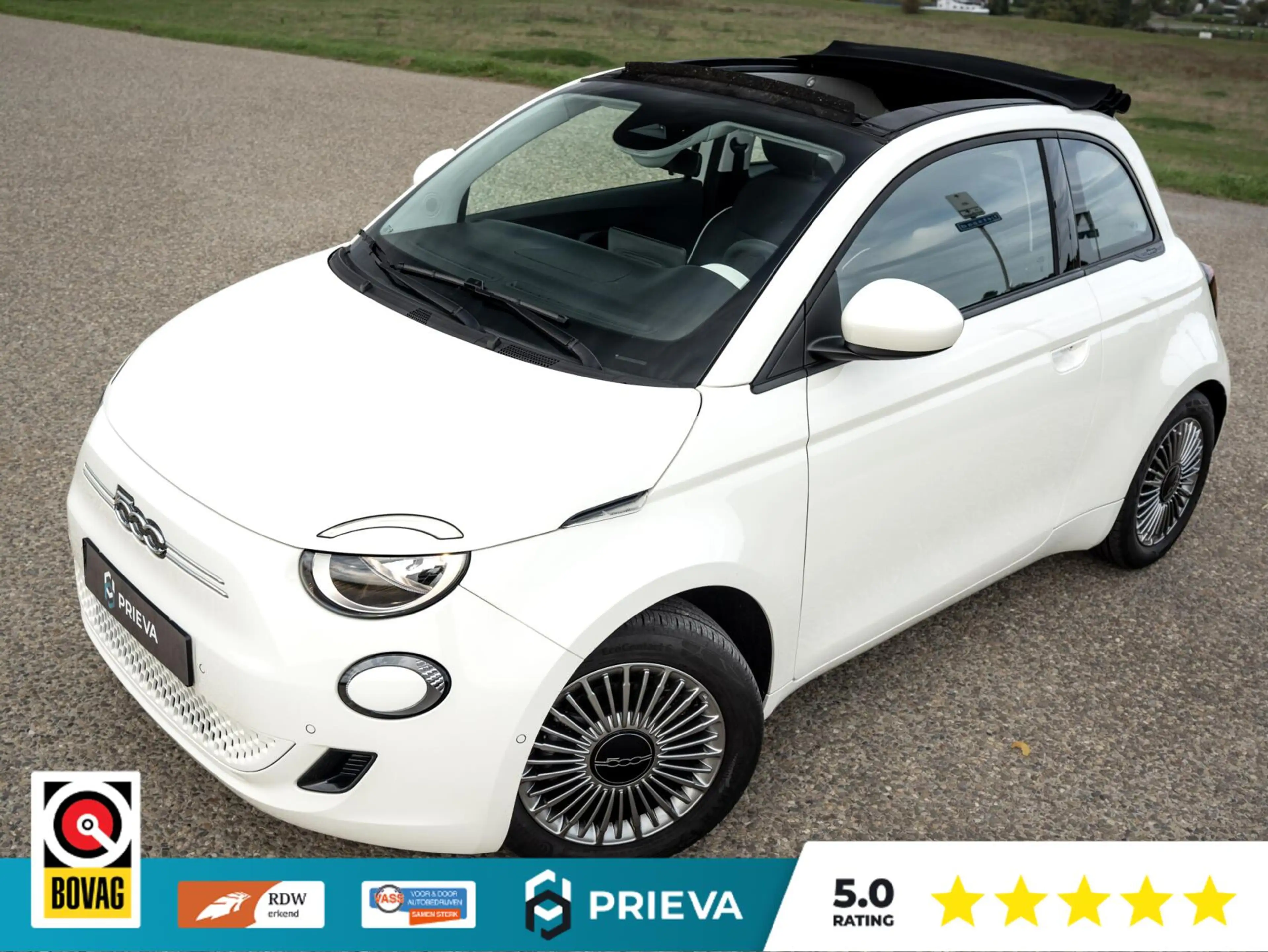 Fiat 500e Cabrio 42 kWh | 118 PK | CarPlay | Navigatie | LED — photo 2