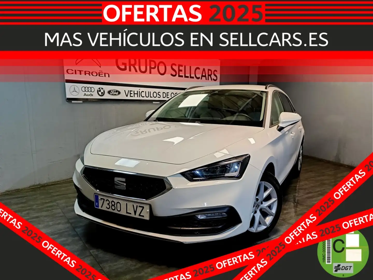 SEAT Leon ST 2.0TDI CR S&S Style 115 Blanco - 1