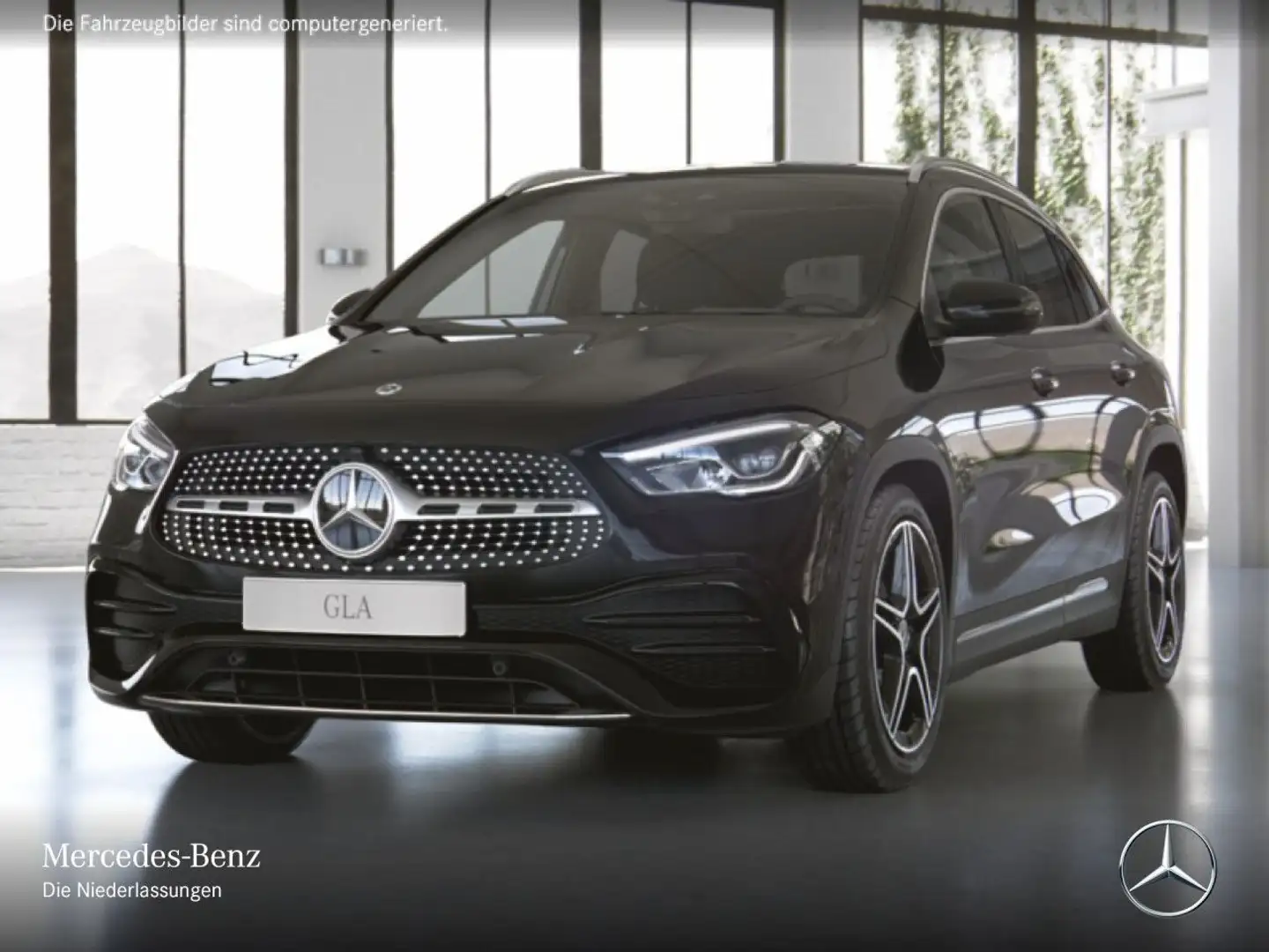 Mercedes-Benz GLA 250 4M AMG+PANO+AHK+LED+KAMERA+19"+8G Schwarz - 2