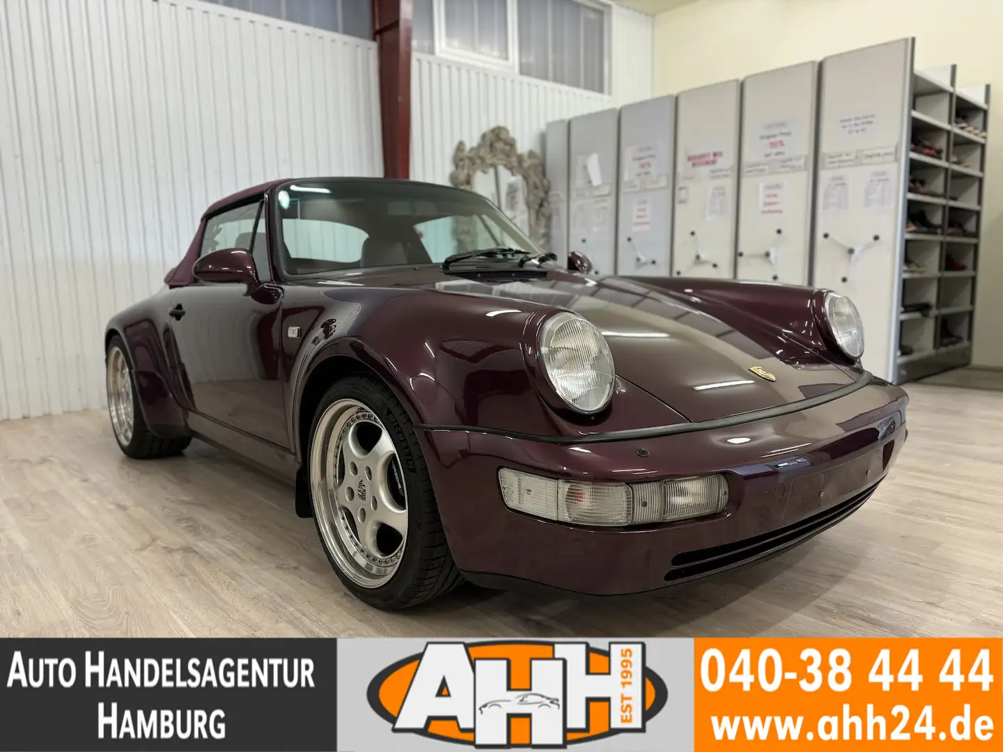 Porsche 911 964 CARRERA 2 CABRIO WTL W.RÖHRL EDI 170/694 Violett - 2
