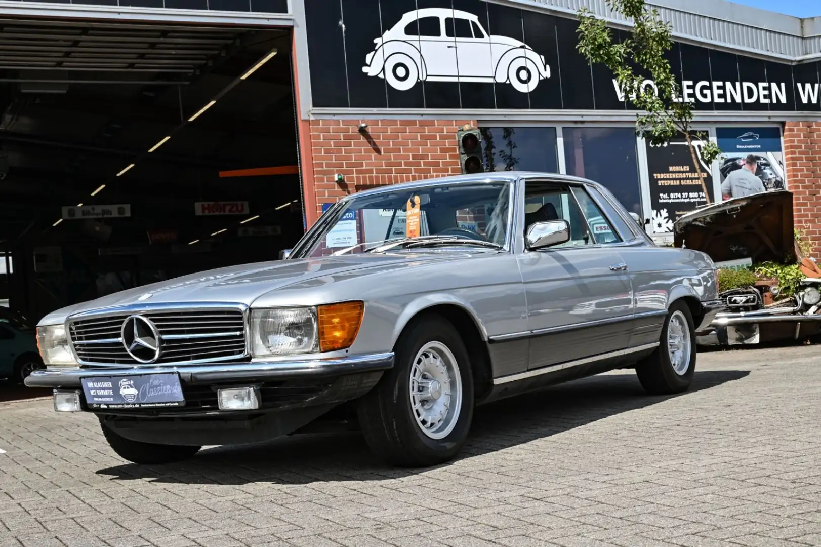 Mercedes-Benz 450 SLC R107 *BRD FAHRZEUG*TOLLER ZUSTAND* Silber - 1