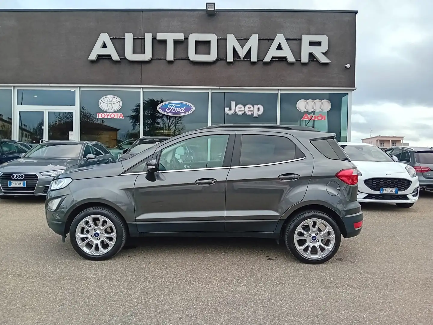 Ford EcoSport 1.0 ecoboost Titanium UNICOPROPRIETARIO Grigio - 1