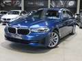 BMW 518 dA Touring **CUIR-PANO-NAVI-CAMERA-COCKPIT** Bleu - thumbnail 1
