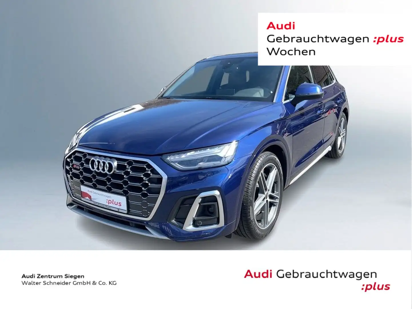 Audi SQ5 3.0 TDI quattro Pano Matrix LED Navi AHK Blau - 1