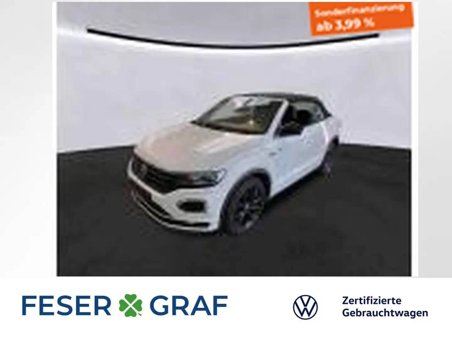 Volkswagen T-Roc Cabriolet 1.5 TSI R-Line BlackStyle DSG LED / ACC Weiß - 1