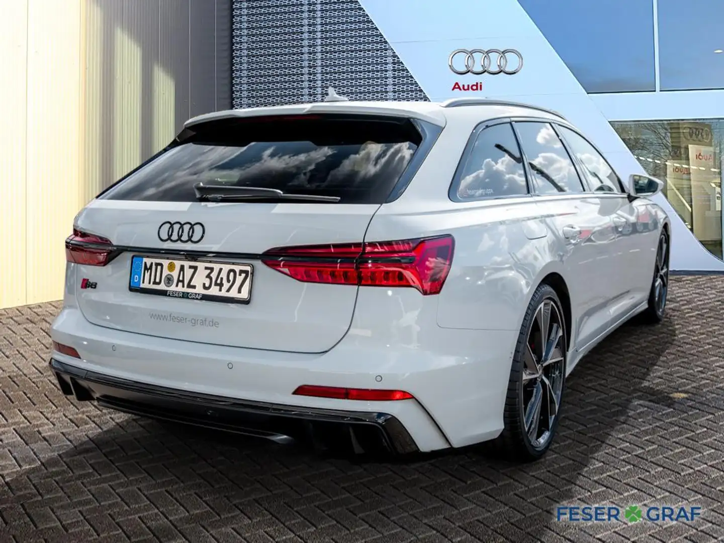 Audi S6 Av. HD-Matrix/HuD/adAIR/B&O/Pano/Standhzg/AHK Fehér - 2