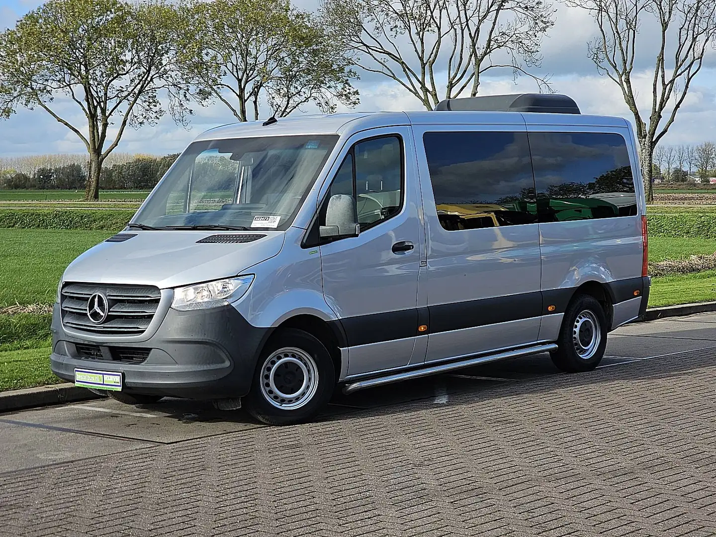 Mercedes-Benz Sprinter 314 L2H1 9-Pers 2X Airco Zilver - 2