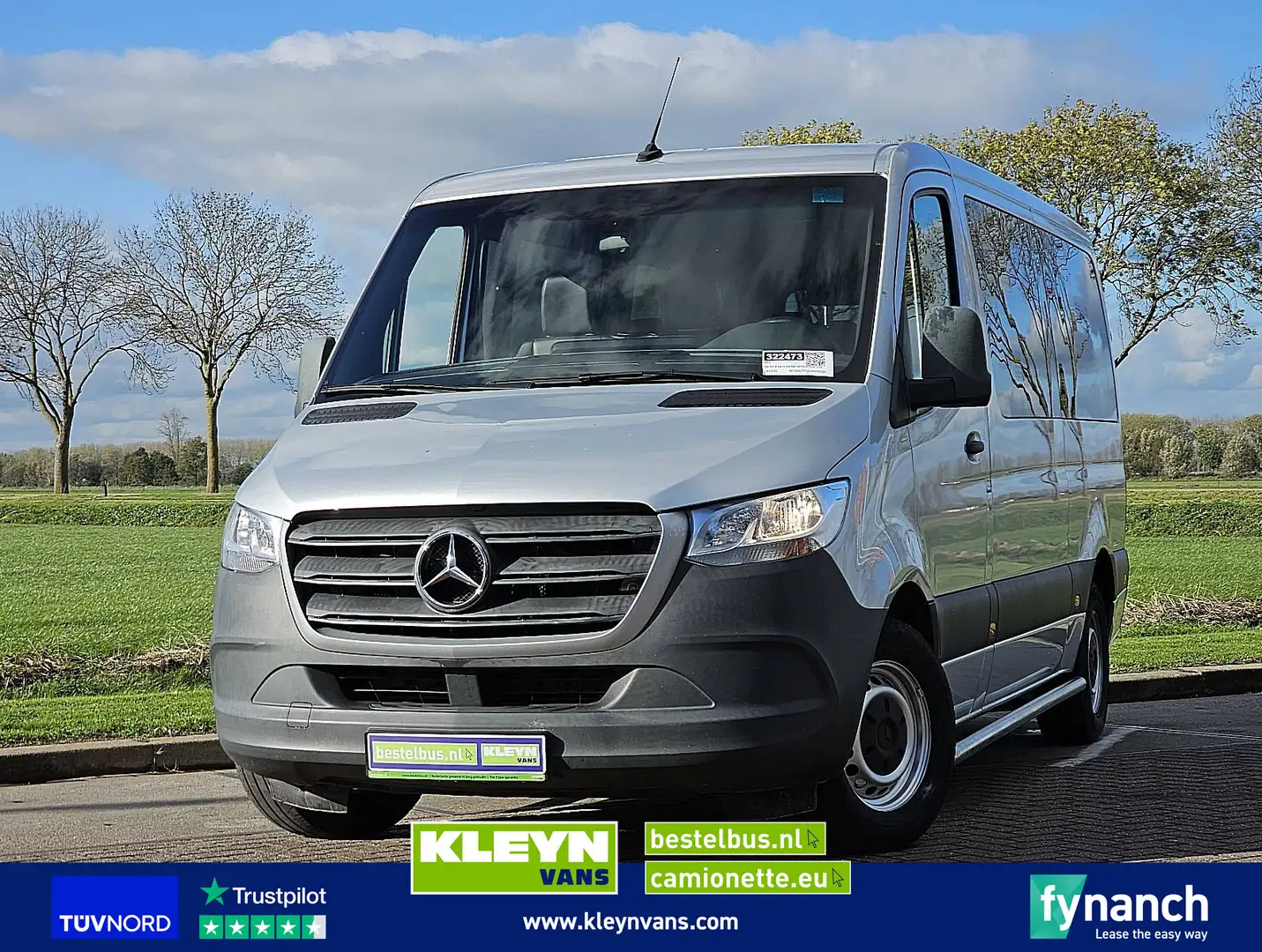 Mercedes-Benz Sprinter 314 L2H1 9-Pers 2X Airco Zilver - 1