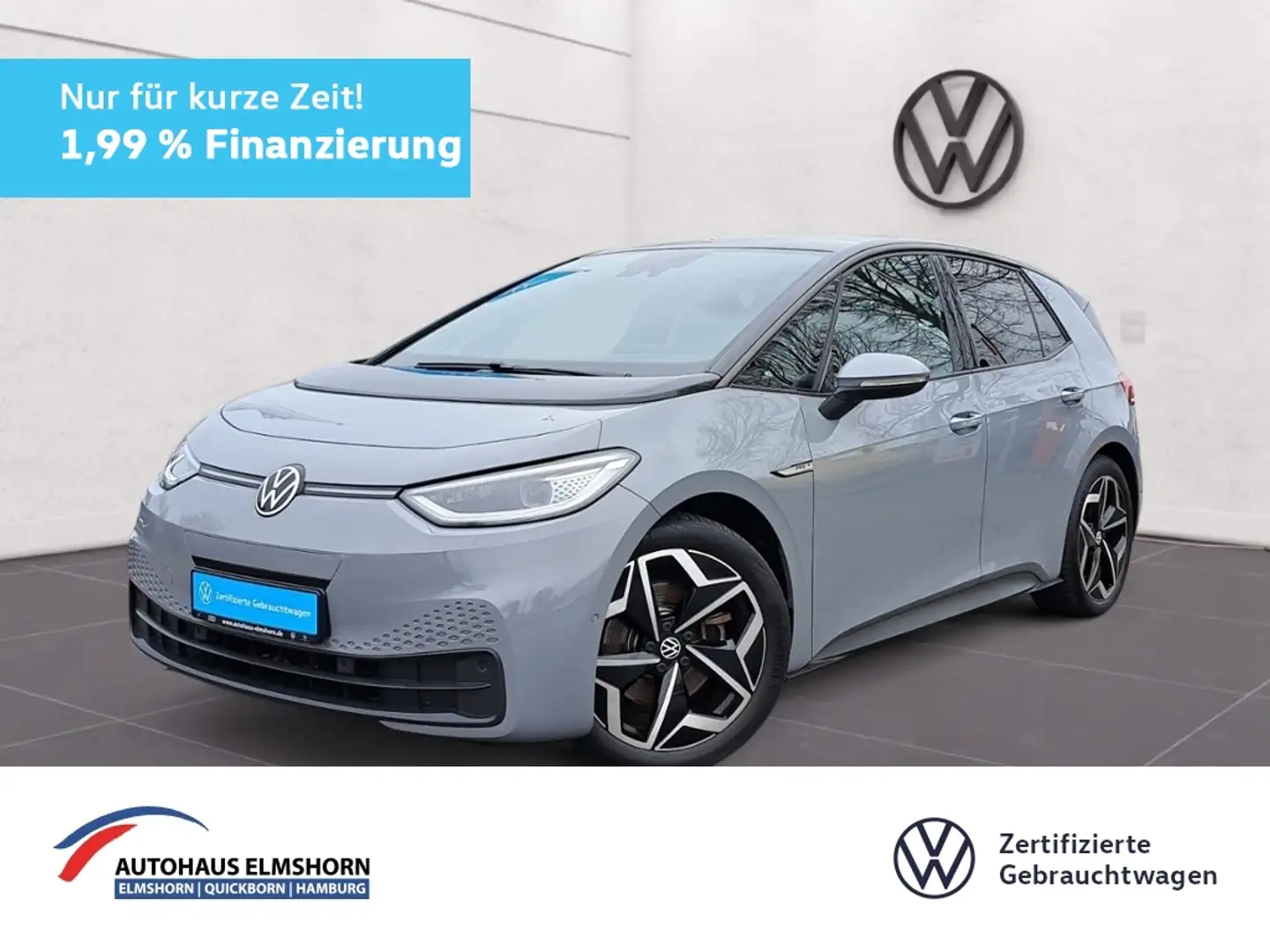 Volkswagen ID.3 Pro S 1,99% NAV MATRIX KAM HEAD PDC SHZ Grau - 1