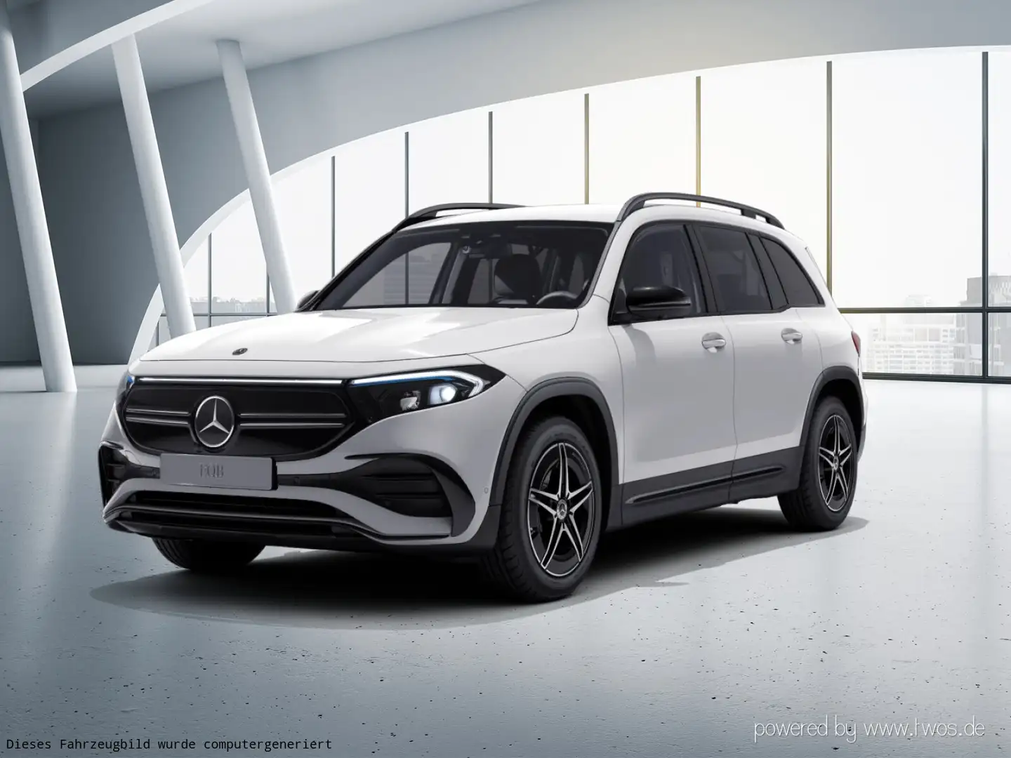 Mercedes-Benz EQB 350 EQB 350 4MATIC AMG Line Navi/Distronic/Keyless-Go Weiß - 2