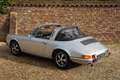 Porsche 911 T Soft Window Targa Beautifully restored to factor Zilver - thumbnail 24
