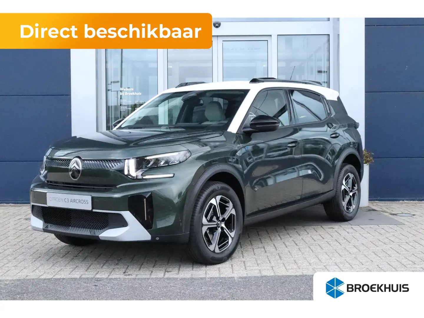 Citroen C3 Aircross ë-C3 Max | Achteruitrijcamera | Boordlader 11kW - Groen - 1