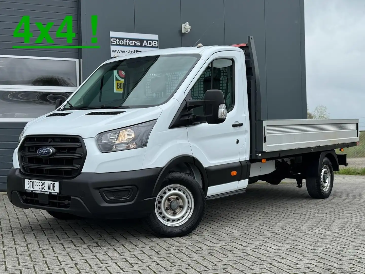 Ford Transit 350 2.0 TDCI 131pk L3 AWD 4x4 Pick-up | Trekhaak 2 Wit - 1