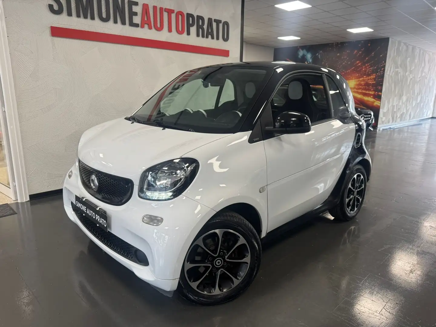 smart forTwo Fortwo 1.0 Prime 71cv twinamic Blanc - 1