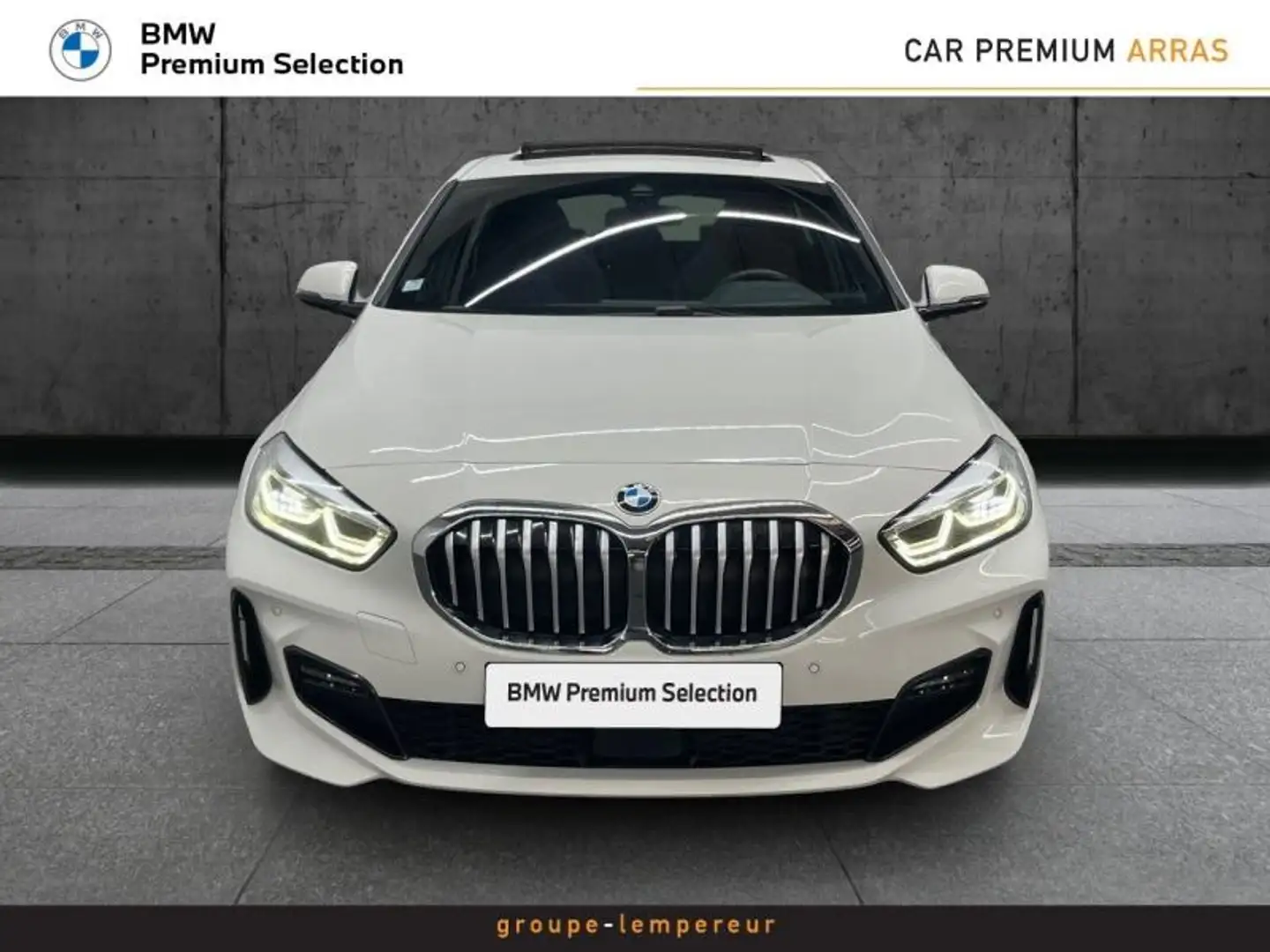 BMW 120 120dA xDrive 190ch M Sport Blanc - 2