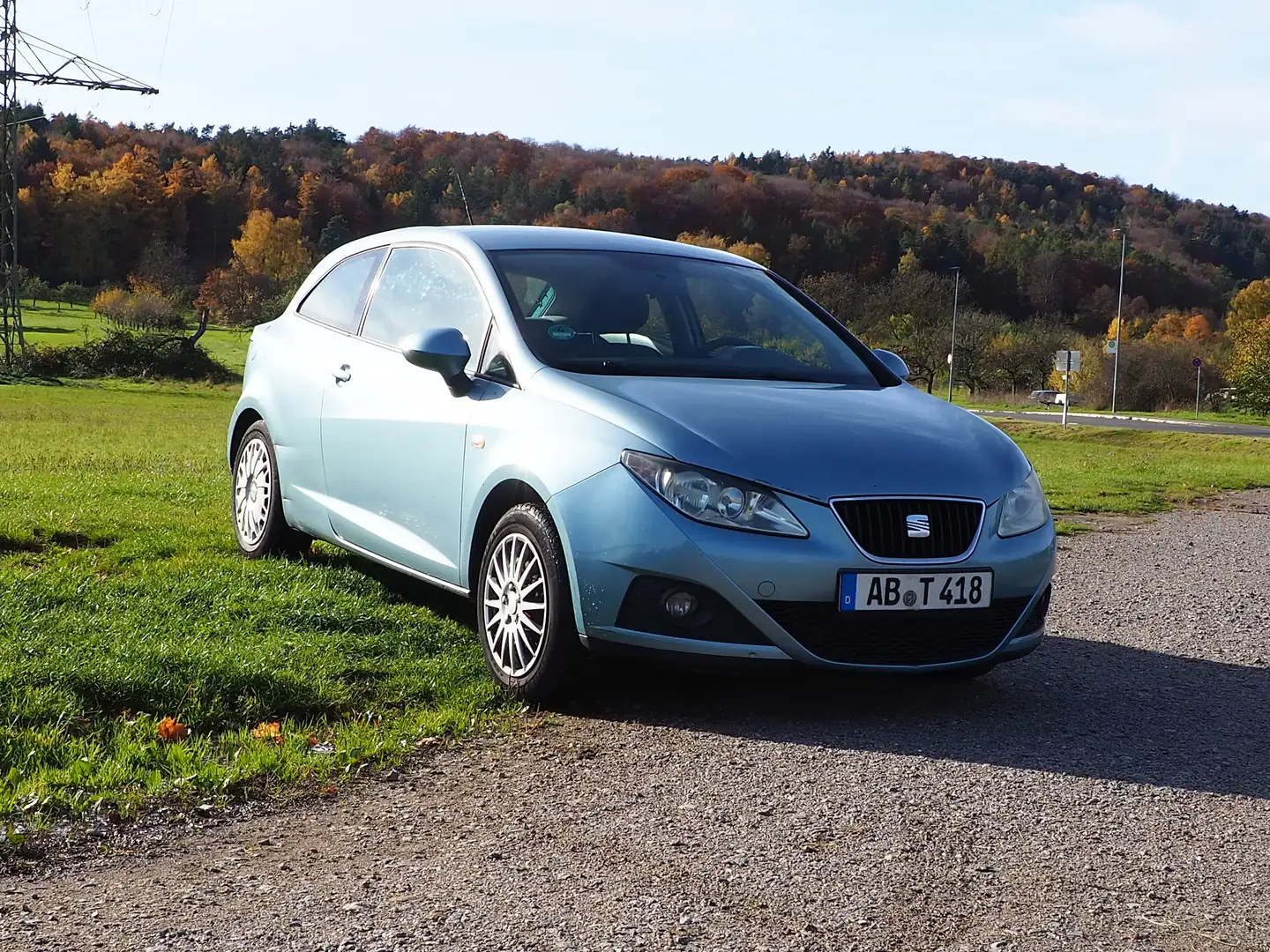 SEAT Ibiza 6J SC 1.4 Style, LPG Autogas, TÜV neu Blau - 1