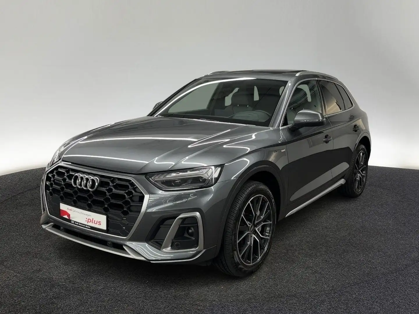 Audi Q5 S line 50 TDI qu.tiptr. STDHZG PANO HUD RFK Grau - 2