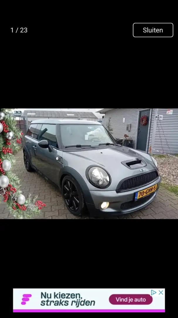 MINI Cooper S Clubman 1.6 Chili Grijs - 1