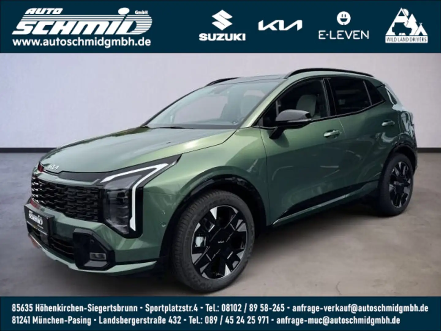 Kia Sportage SPORTAGE 1.6T AWD FACELIFT DCT GTL DRI GD SOUND Zelená - 1