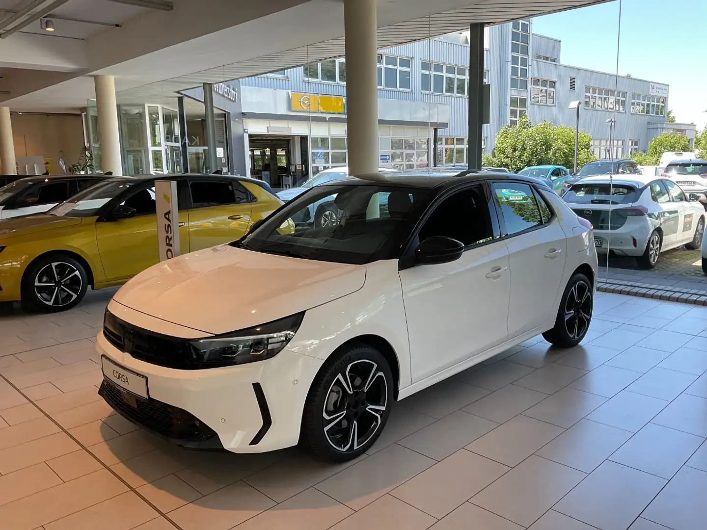 Opel Corsa F 1.2 Turbo GS WILMERSDORF PANODACH Weiß - 2