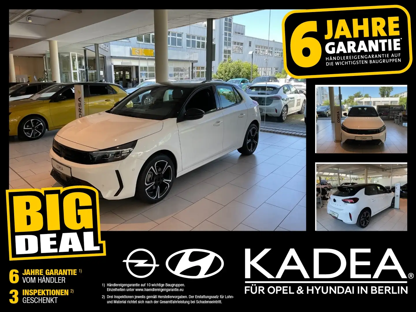 Opel Corsa F 1.2 Turbo GS WILMERSDORF PANODACH Weiß - 1