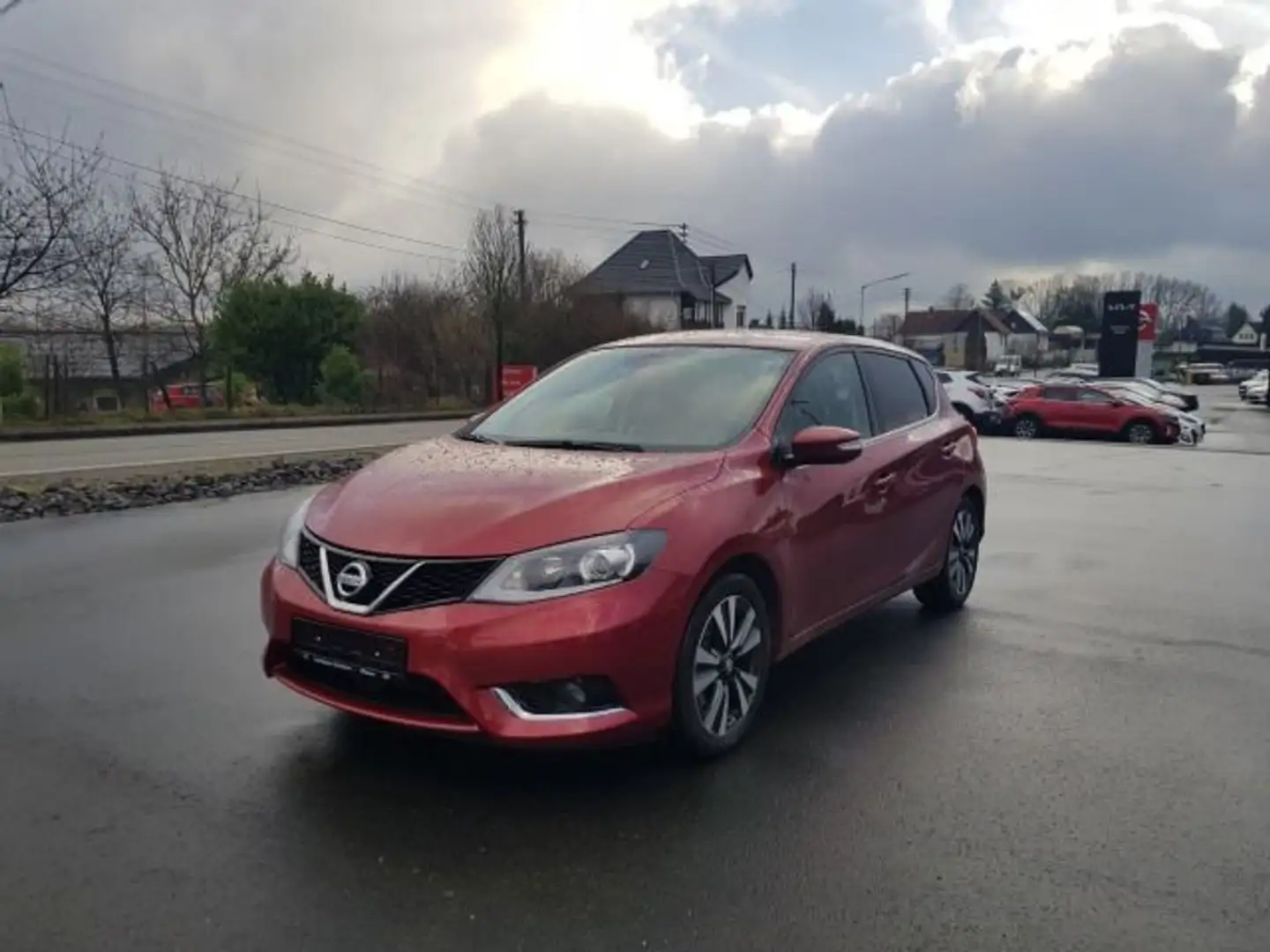 Nissan Pulsar N-Connecta AHK abnehmbar Winterräder Rot - 2