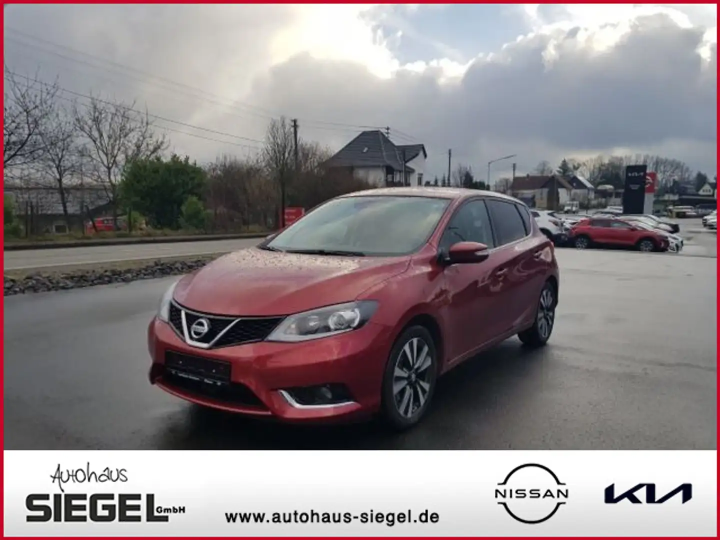Nissan Pulsar N-Connecta AHK abnehmbar Winterräder Rot - 1