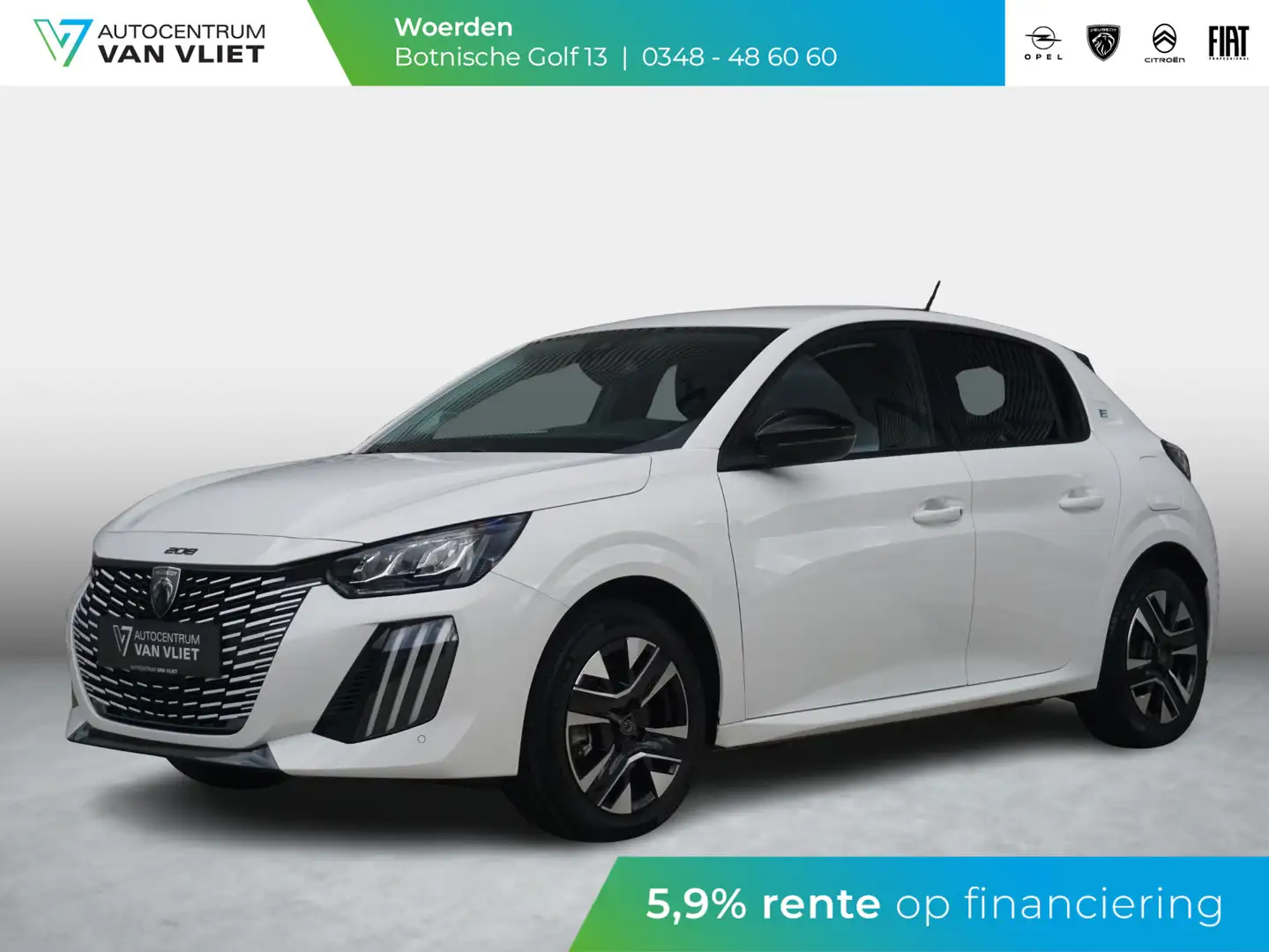 Peugeot e-208 EV Style 50 kWh Avantage Wit - 1