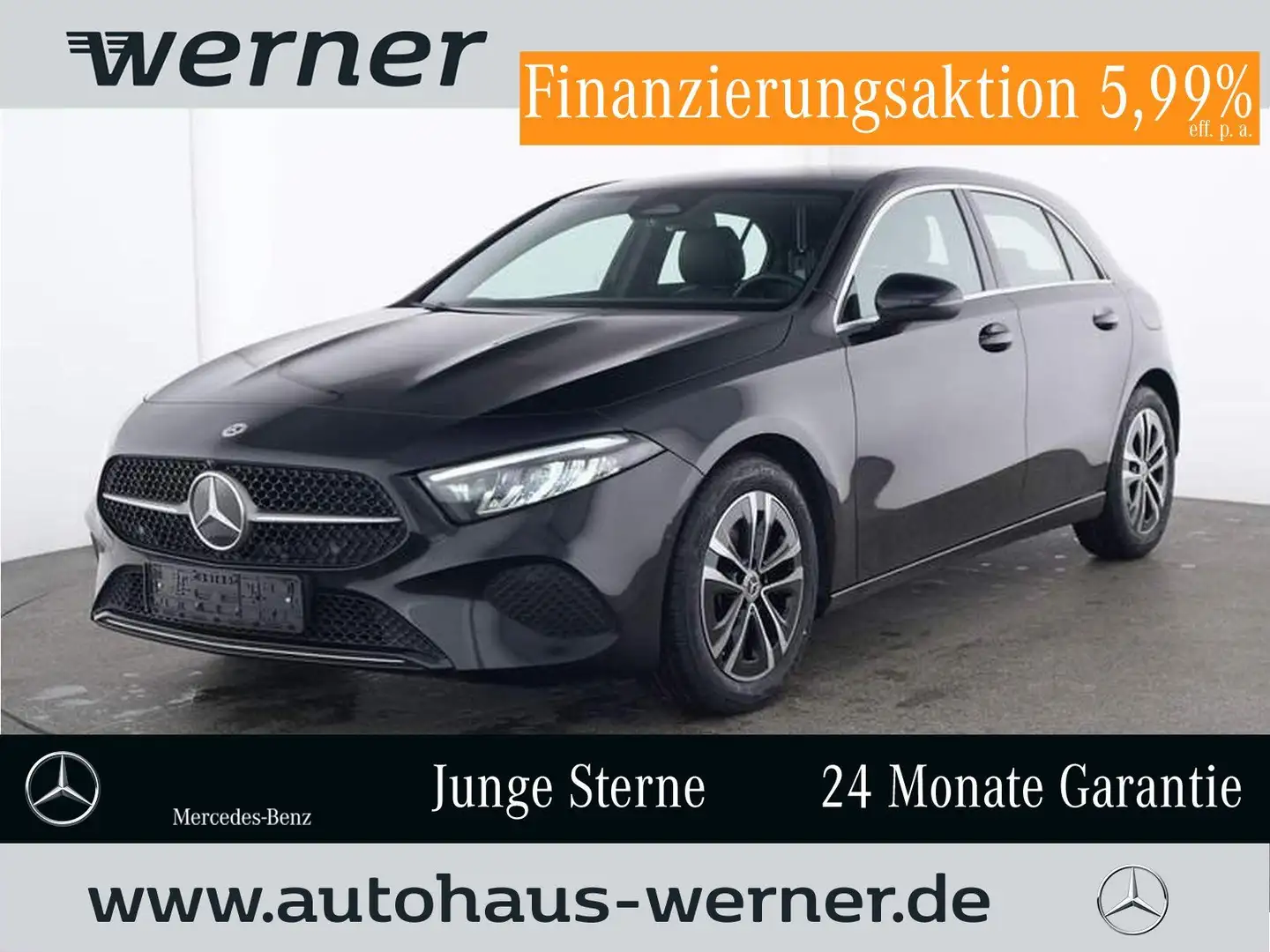 Mercedes-Benz A 200 d 8G-DCT PROGR-ADV PTS+KAMERA WINTER LED Schwarz - 1