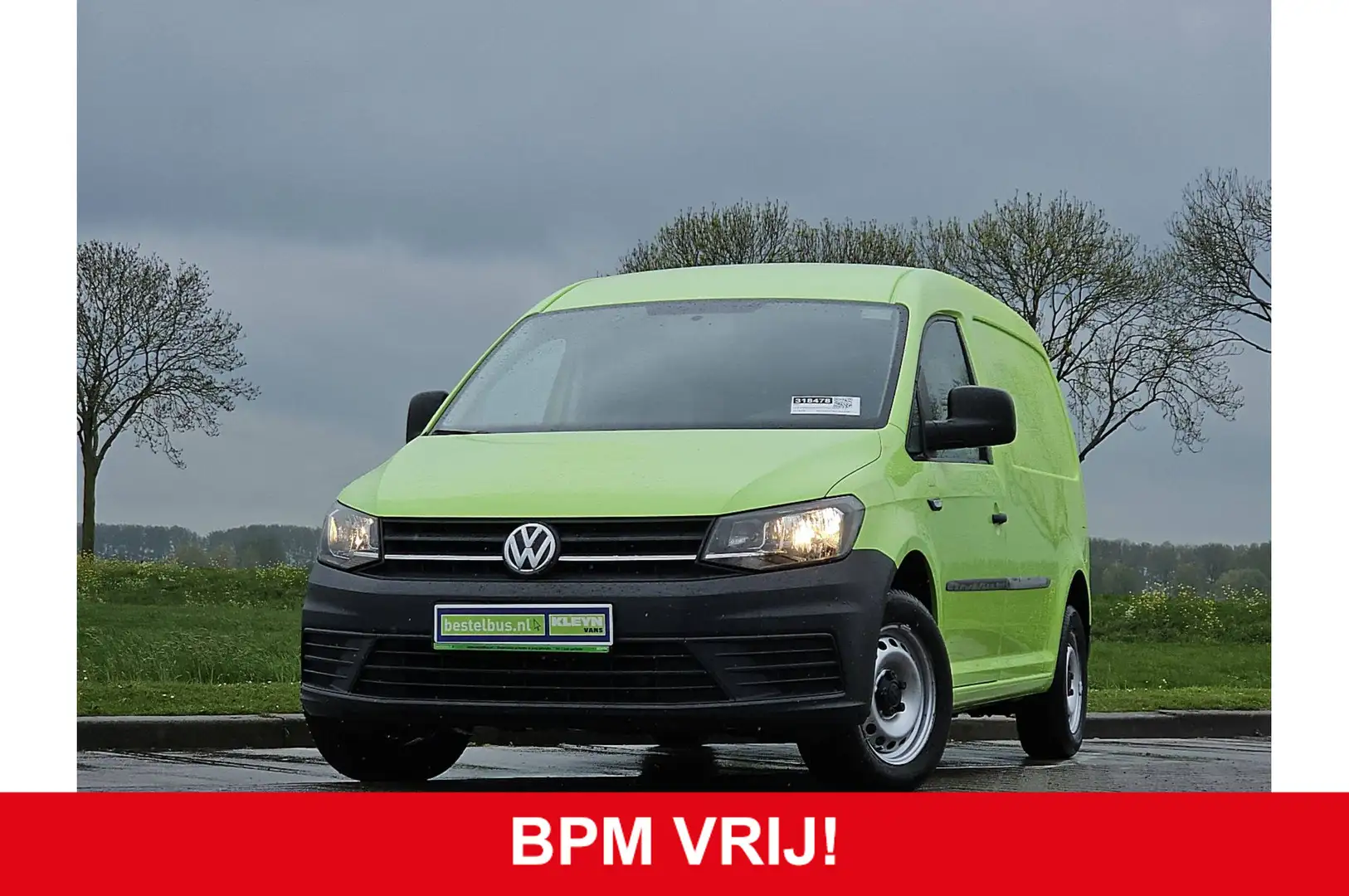 Volkswagen Caddy 2.0 TDI L2H1 Maxi Trendline airco, navi, pdc, trek Verde - 2