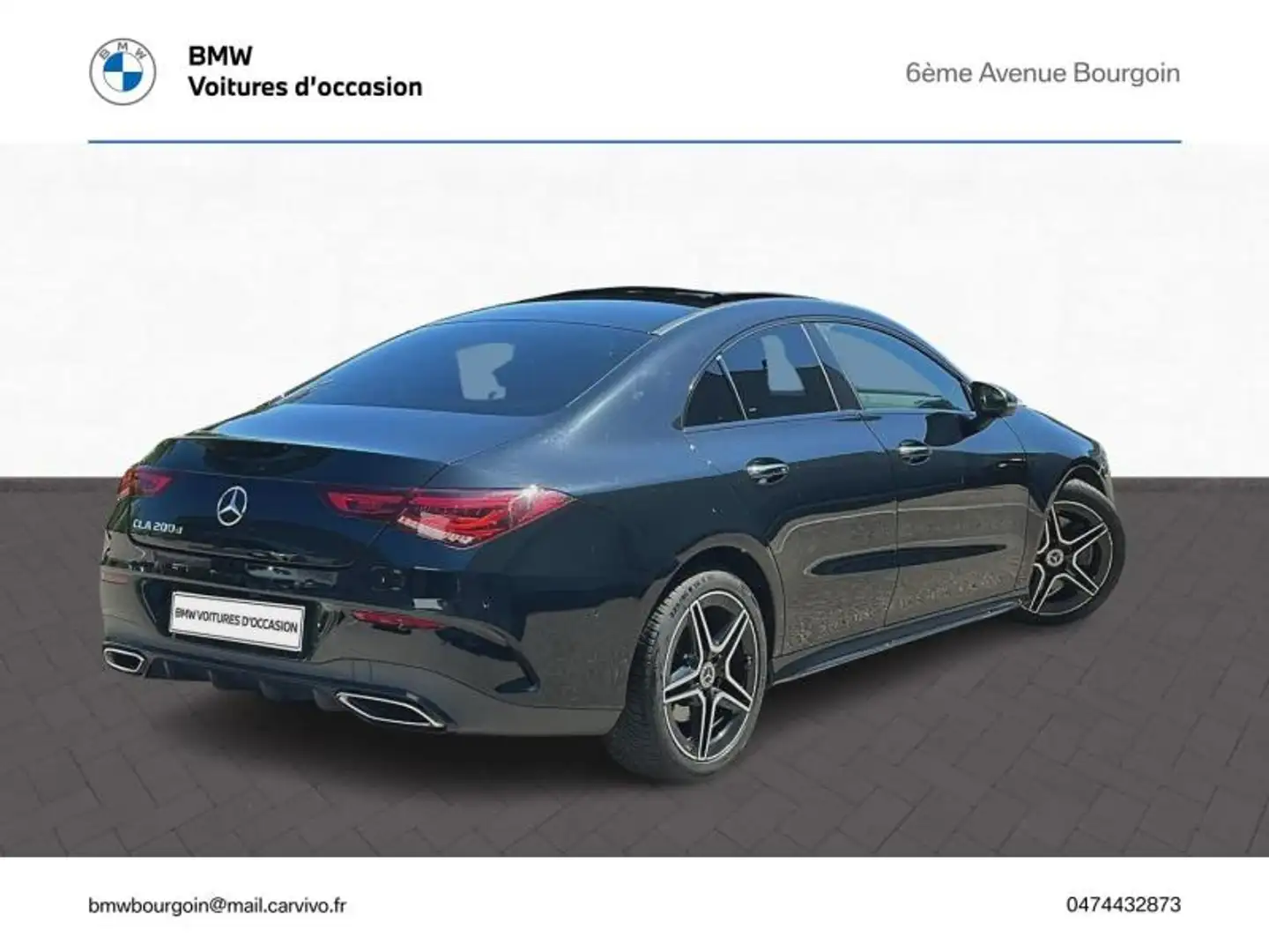 Mercedes-Benz CLA 200 200 d 150ch AMG Line 8G-DCT 8cv Negro - 2