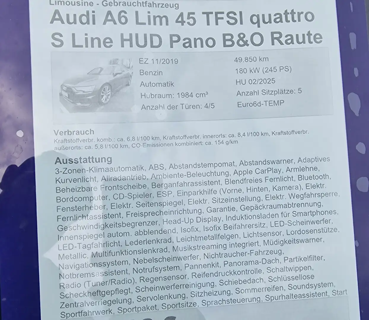 Audi A6 45 TFSI quattro S tronic sport - 2