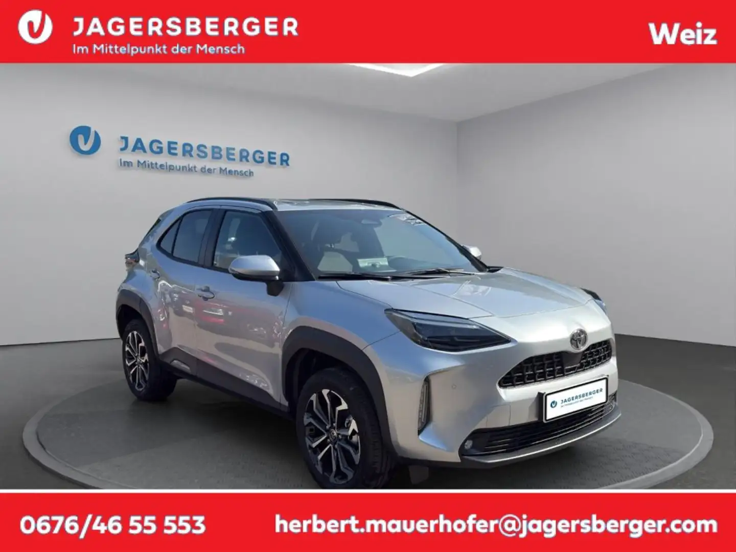 Toyota Yaris Cross 1,5 VVT-i Hybrid Active Drive Aut. Zilver - 1