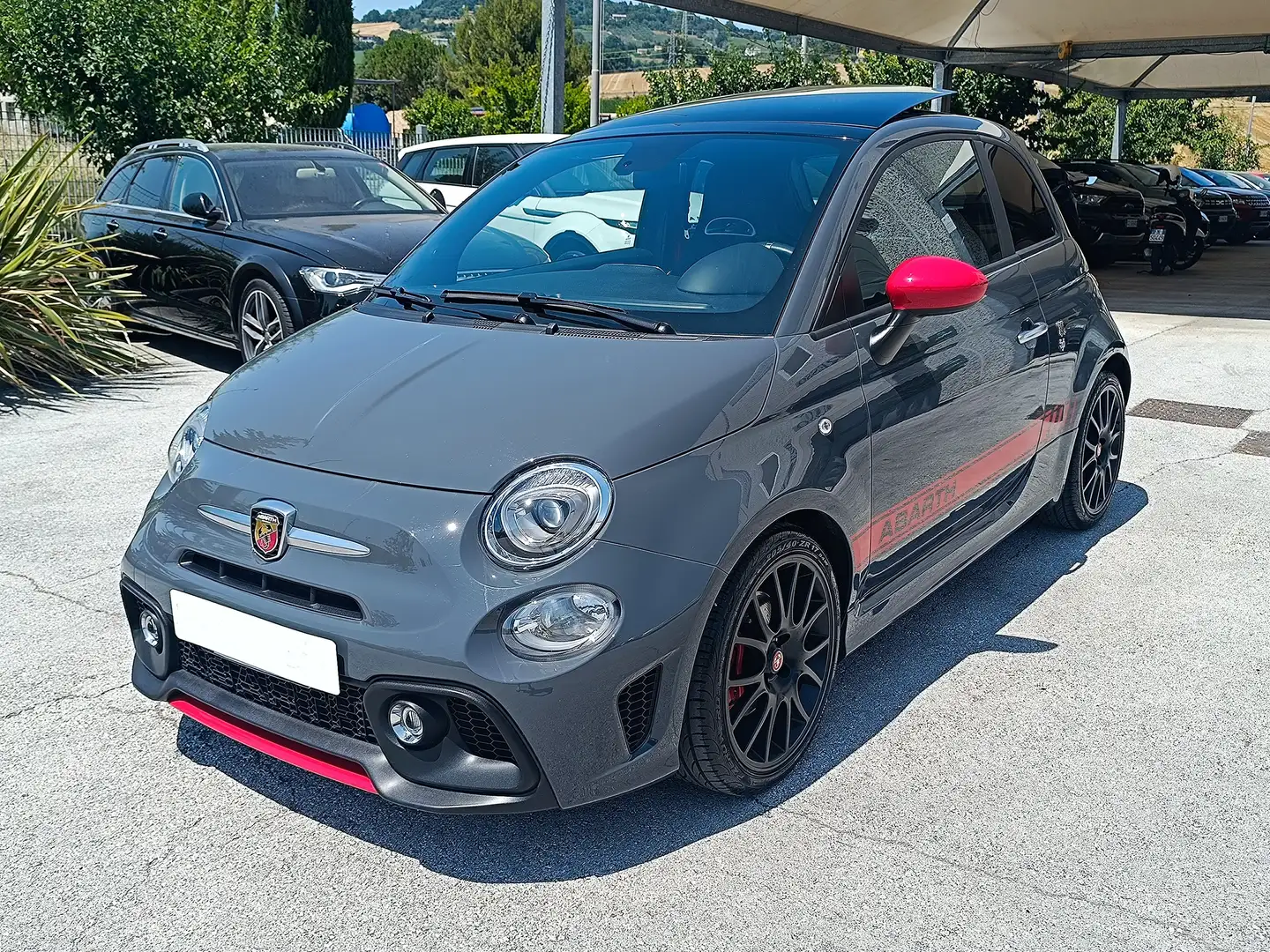Abarth 595 595 1.4 t-jet Pista 160cv TETTO CLIMA.AUTOM PDC Grigio - 1